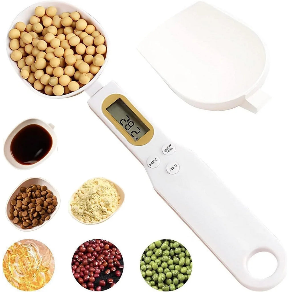 Digital Measuring Spoon Scale Electronic Spoon Weighing for Food Coffee Powder Tea Ingredients Spice Kitchen Gram Measuring Tool