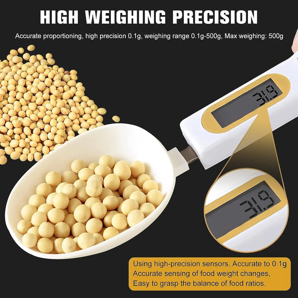 Digital Measuring Spoon Scale Electronic Spoon Weighing for Food Coffee Powder Tea Ingredients Spice Kitchen Gram Measuring Tool